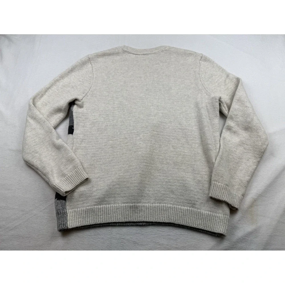 Abercrombie Kids Moose Mountain Landscape Graphic Knit Sweater Size 15/16